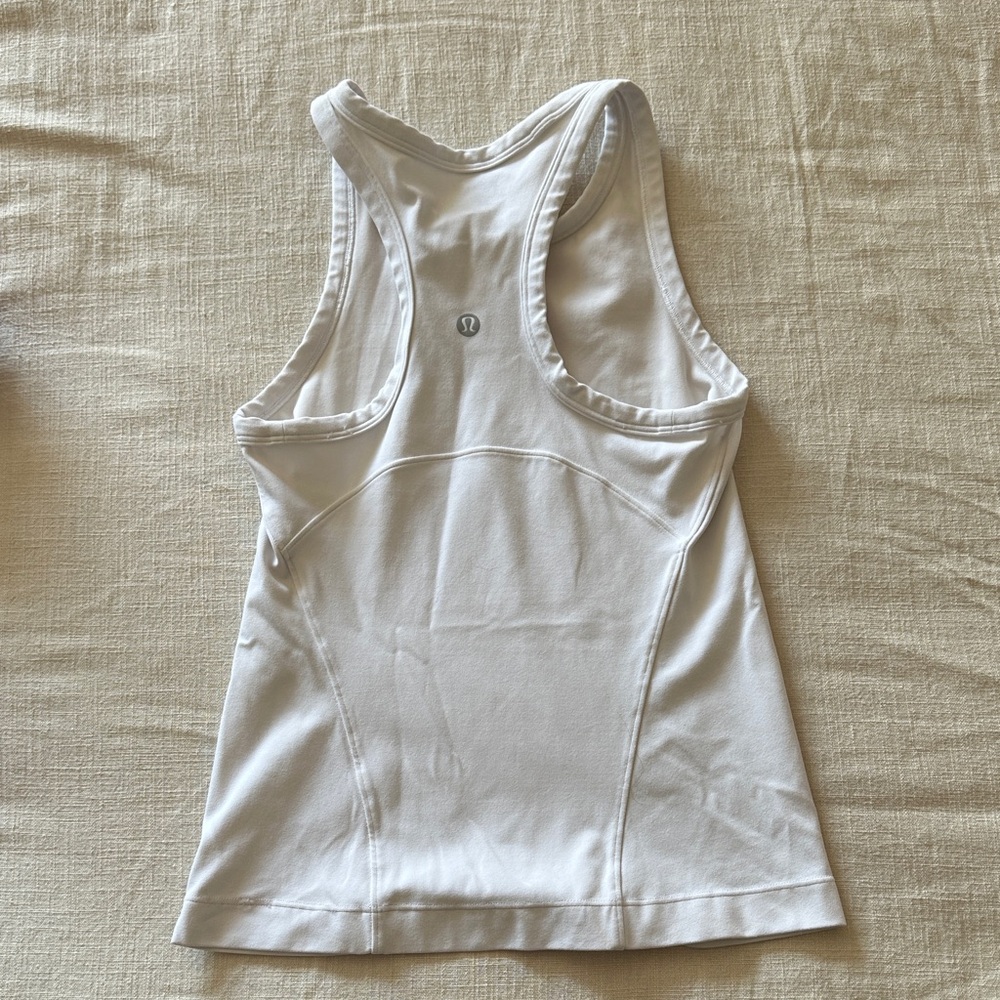 🤍 Lululemon White Racerback Tank Top (Size 00)